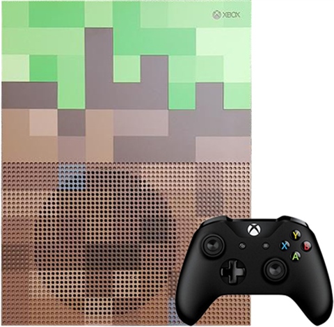 Xbox One S Console, 1TB, Minecraft Green Edition (No Game